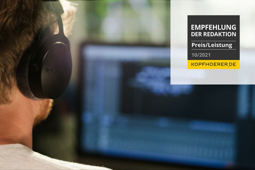 Geschlossener Profi-Kopfhörer für Studio und Recording
